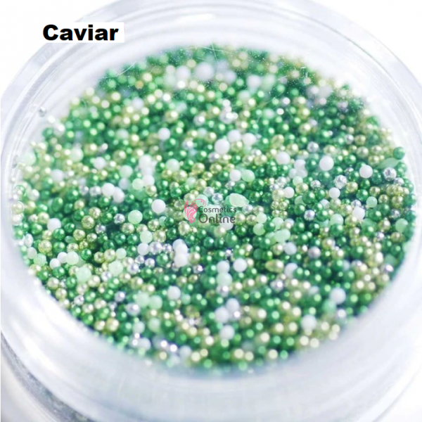 Perlute caviar CAV015 pentru decor unghii Mix Metalizat